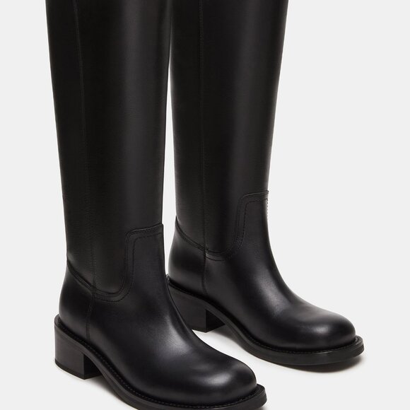 Steve Madden Riggs Black Leather black - Picture 3 of 6